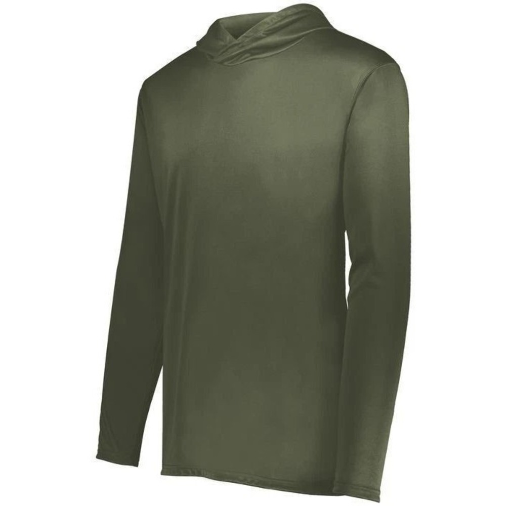 Holloway Men's Moisture Wicking Momentum Hoodie #222830 - Olive Green - Size XL